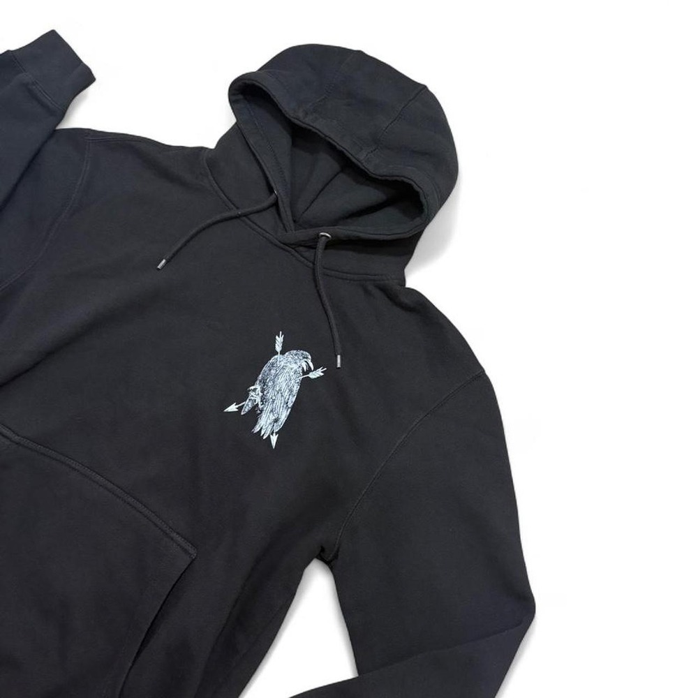 Mortus Viventi "The End" Tarot Hoodie Donnie Darko Frank the Bunny Alt Goth M - Picture 3 of 8